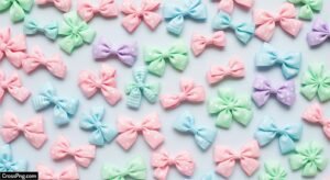 Cute bow background image 3