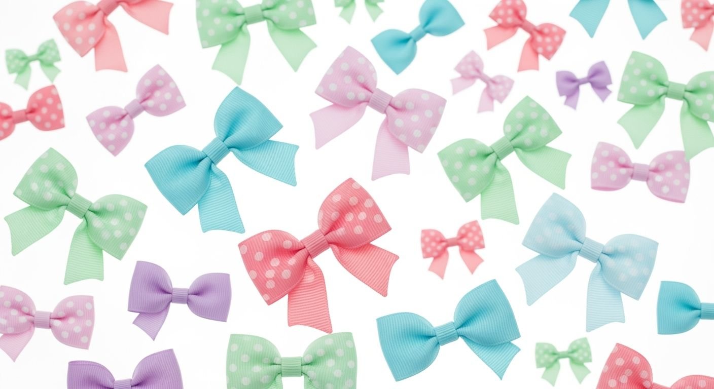Cute bow background image 4