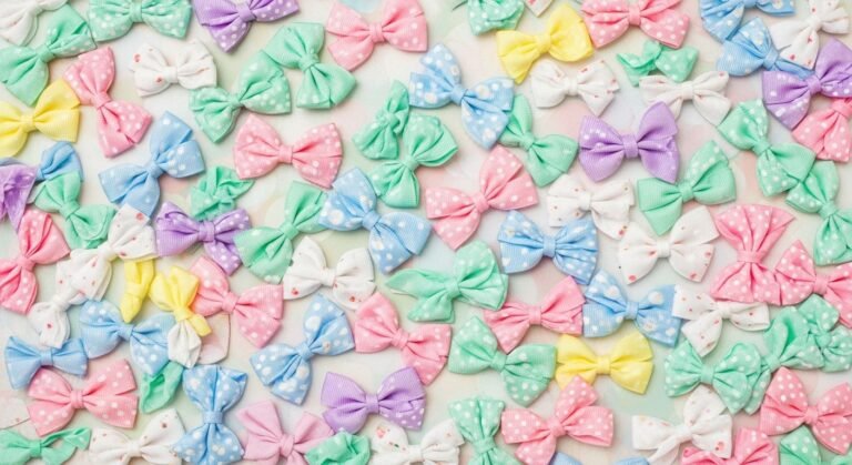 Cute bow background image 5