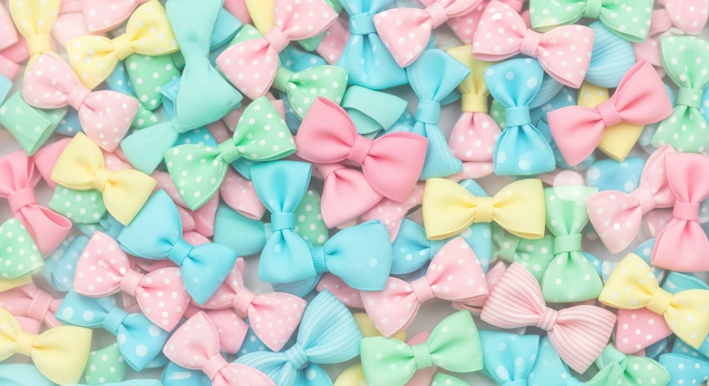 Cute bow background image 6