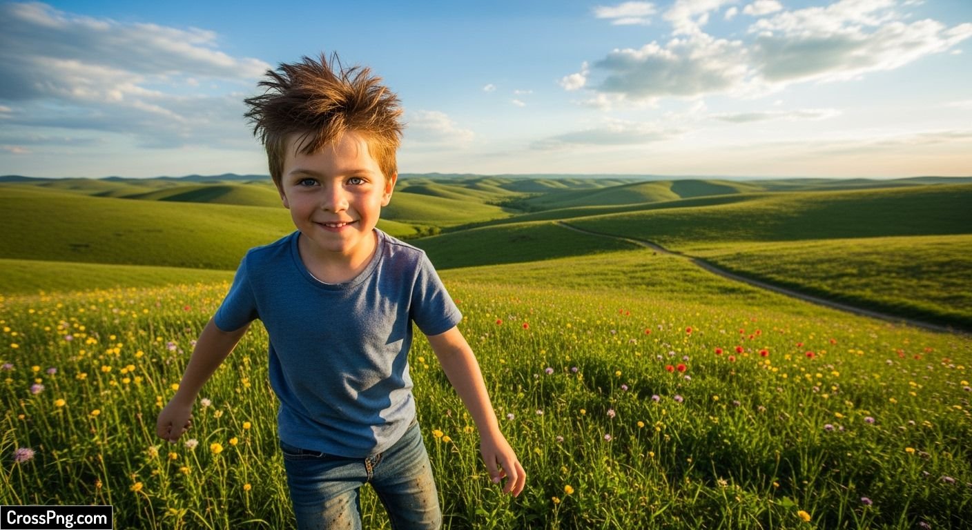 Cute boy background image