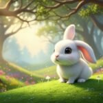 Cute bunny background image