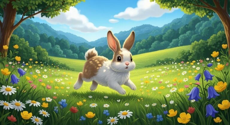Cute bunny background image 2