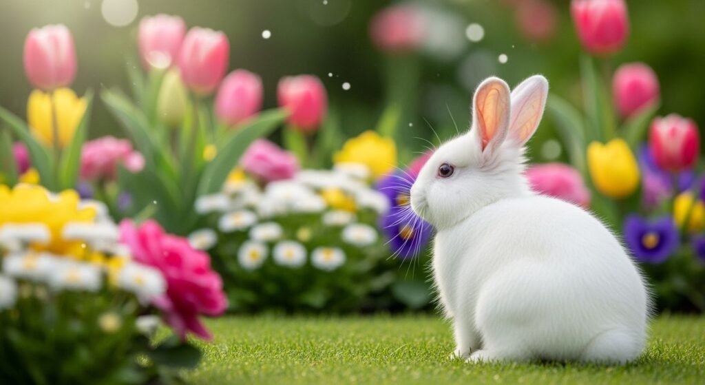 Cute bunny background image 3