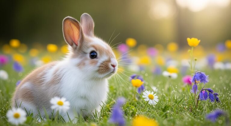 Cute bunny background image 4
