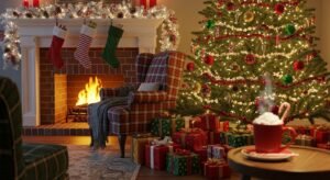 Cute christmas background for image