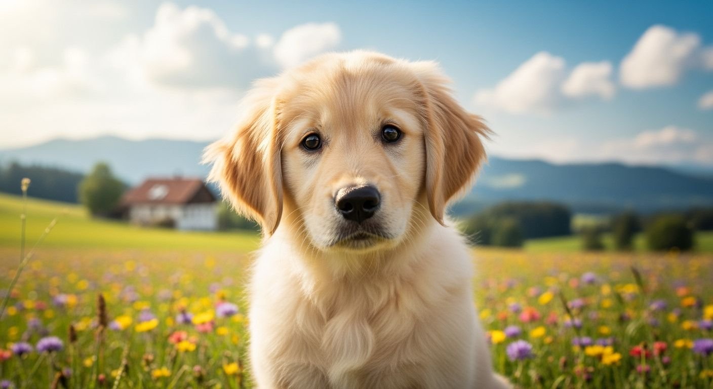 Cute dog background image 2
