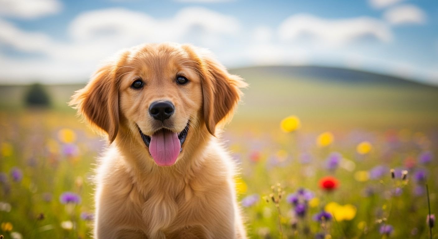 Cute dog background image 4