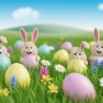 Cute easter background image