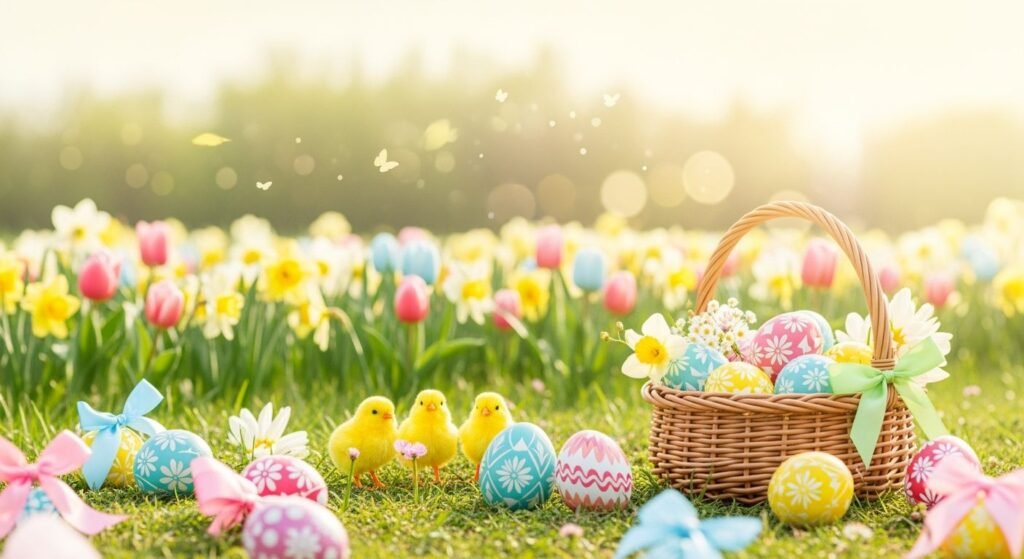 Cute easter background image 5