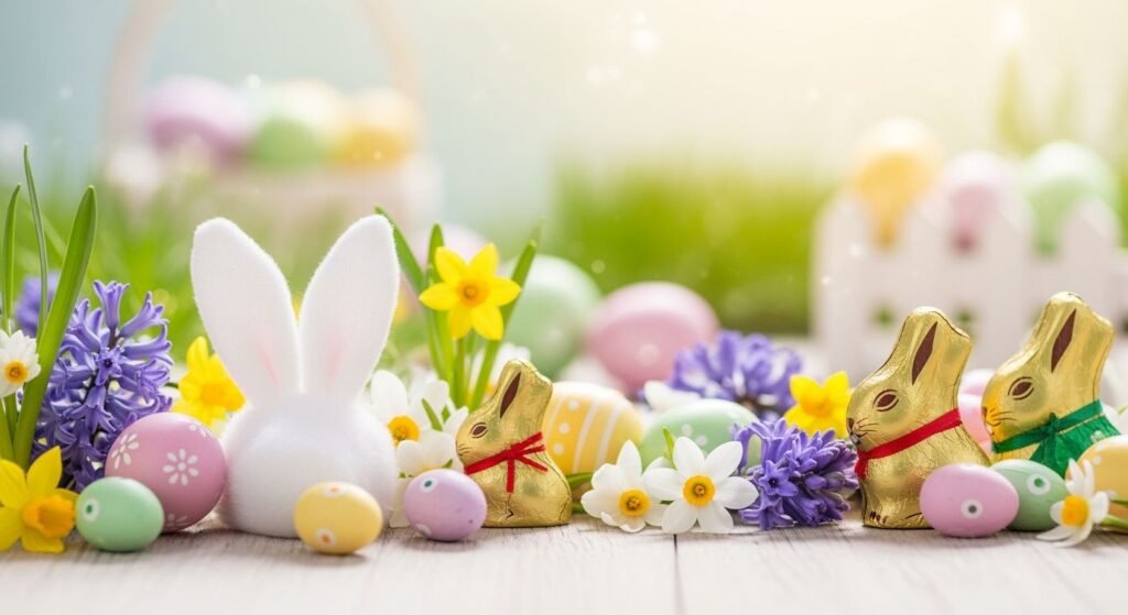 Cute easter background image 7