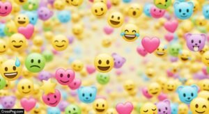 Cute emoji background image 2