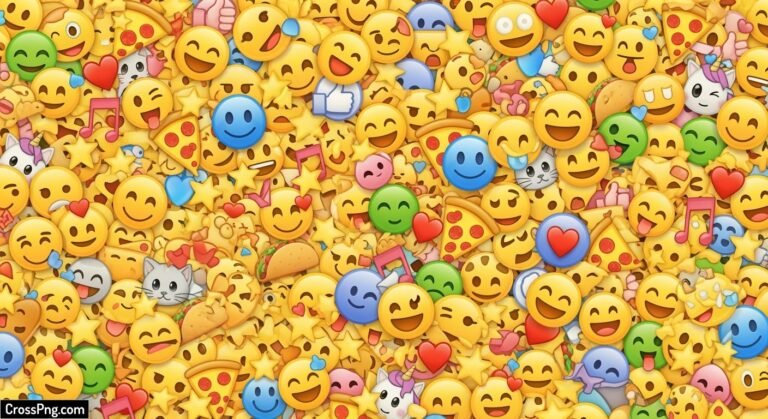 Cute emoji background image 3