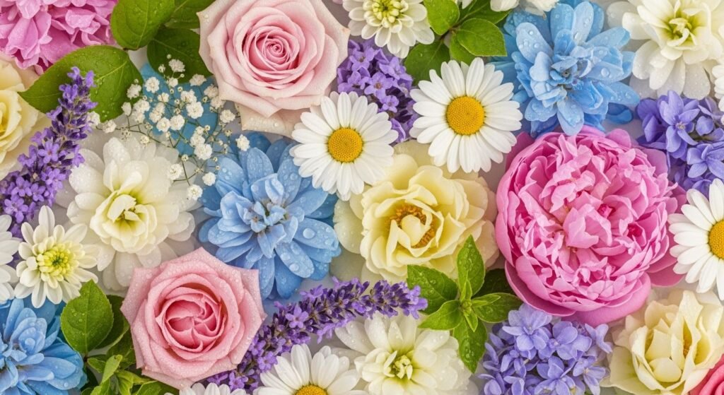 Cute floral background image