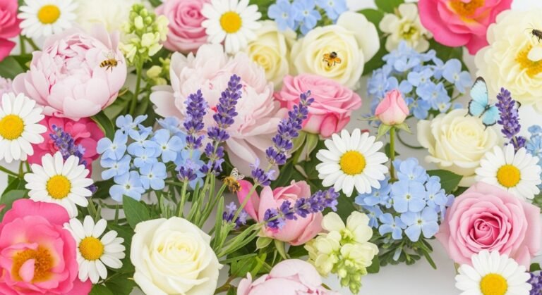 Cute floral background image 2