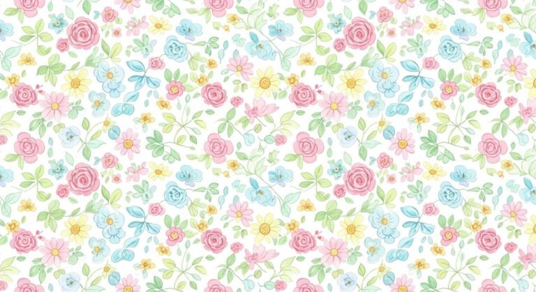 Cute floral background image 4