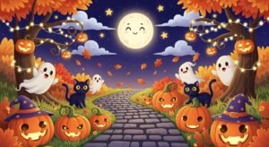 Cute halloween background image 3