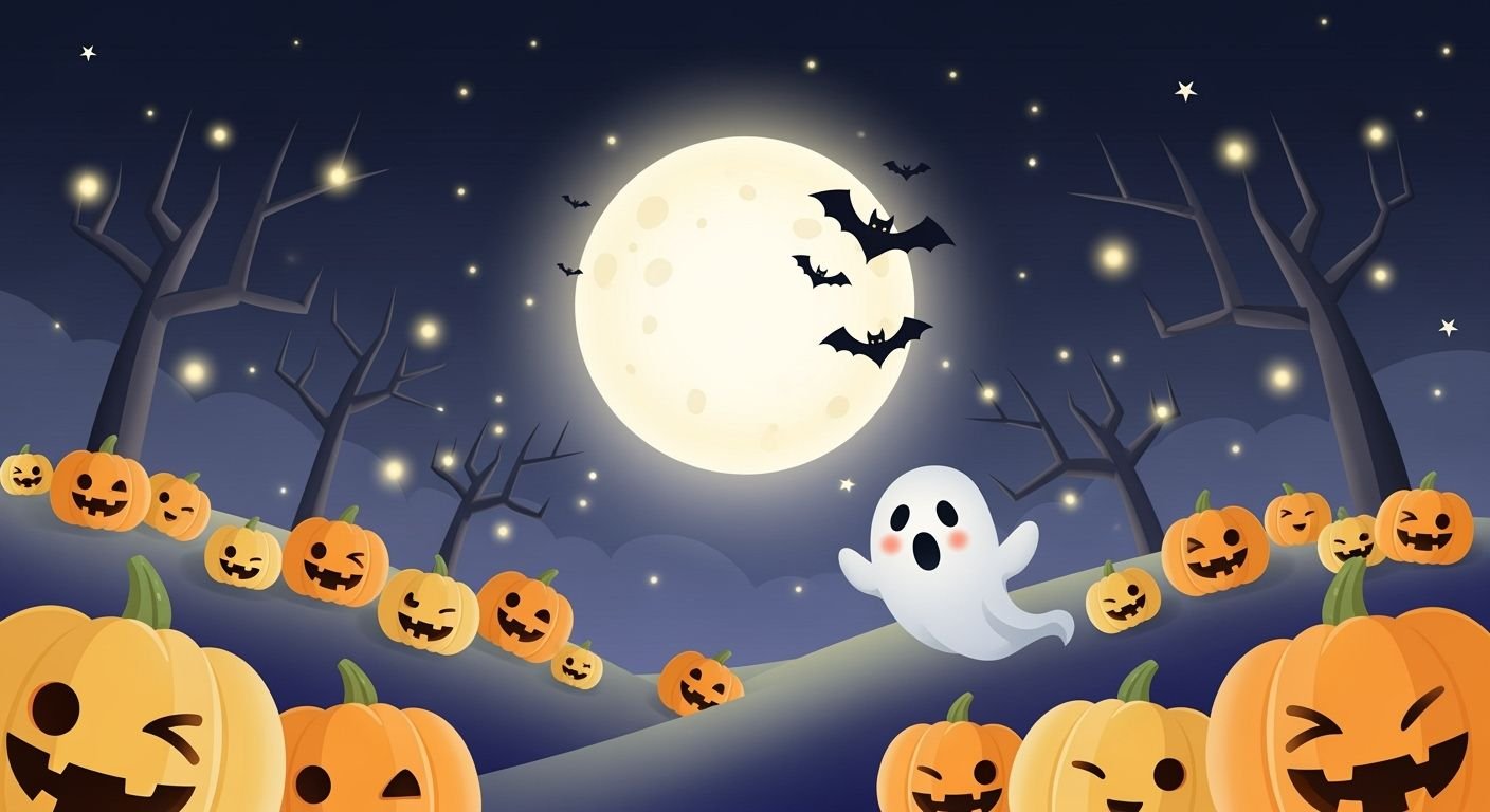 Cute halloween background image 7