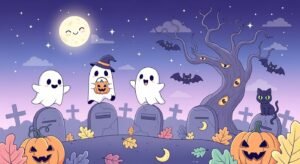 Cute halloween background image 8