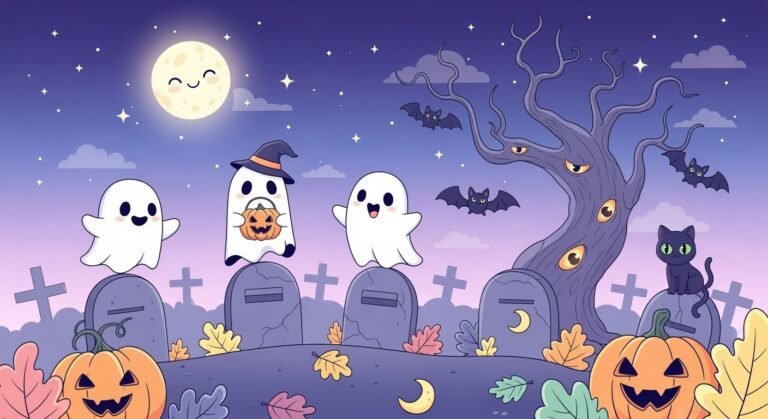 Cute halloween background image 8