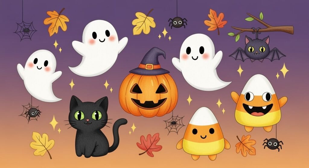 Cute halloween desktop background image 3