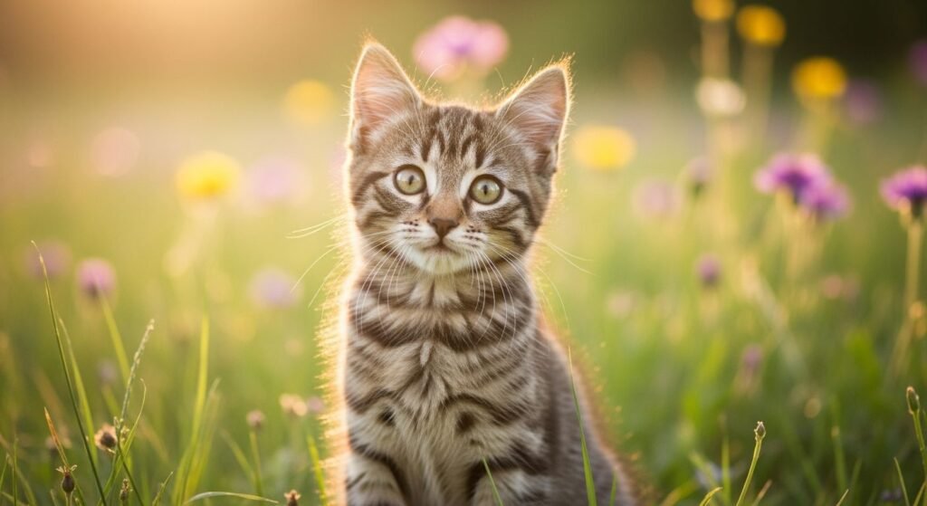 Cute kitten background image 3