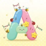 Cute letter a wallpaper image 2