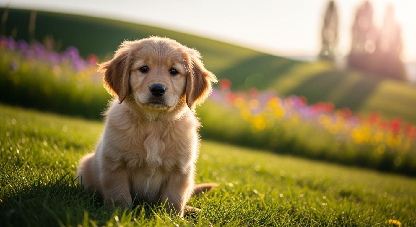 Cute puppy background image 3