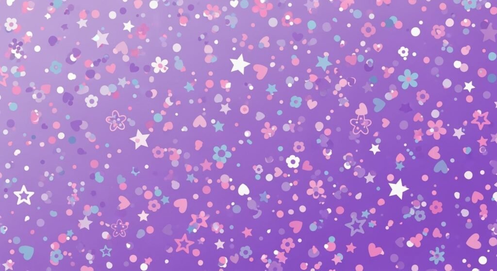 Cute purple background image 8