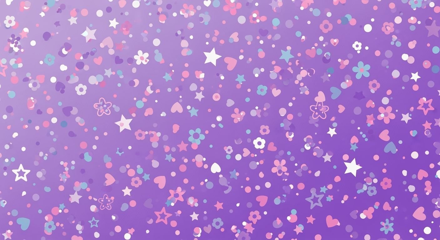 Cute purple background image 8