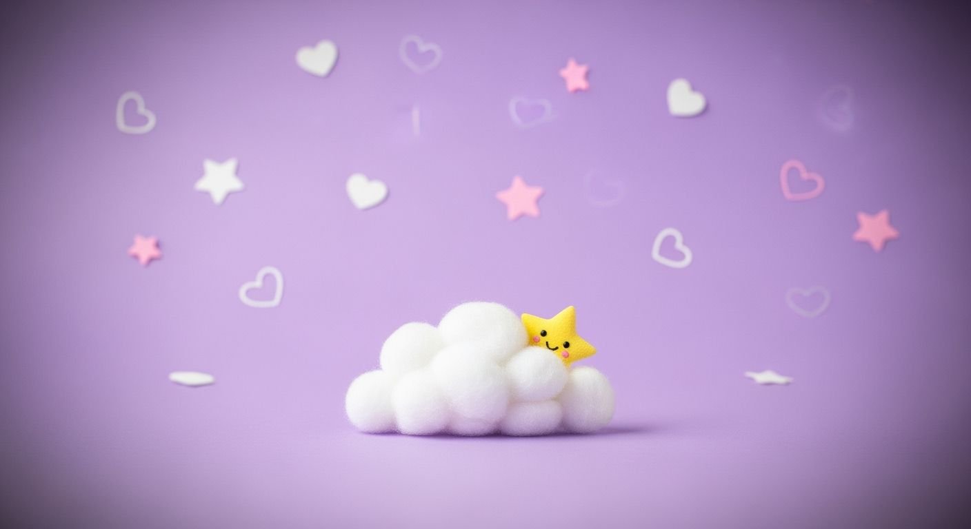 Cute purple background image