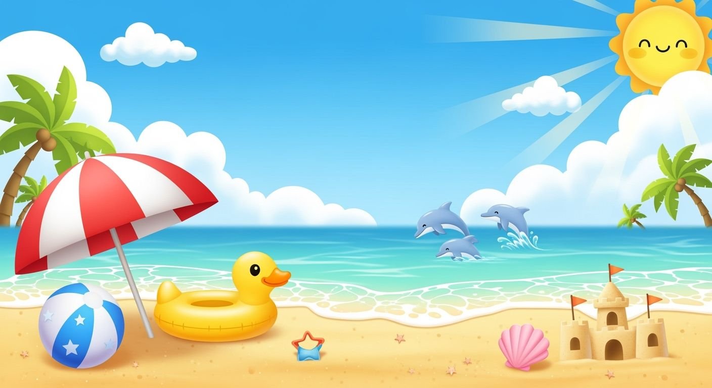 Cute summer background image 3