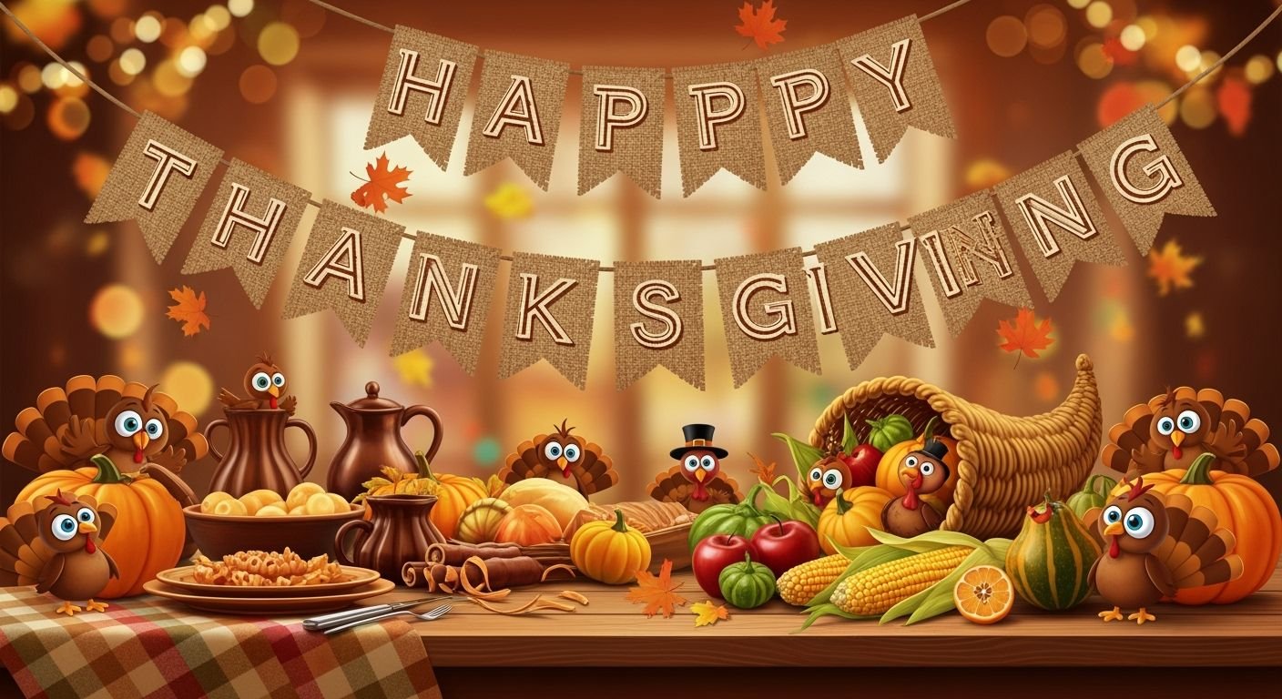 Cute thanksgiving background image 6