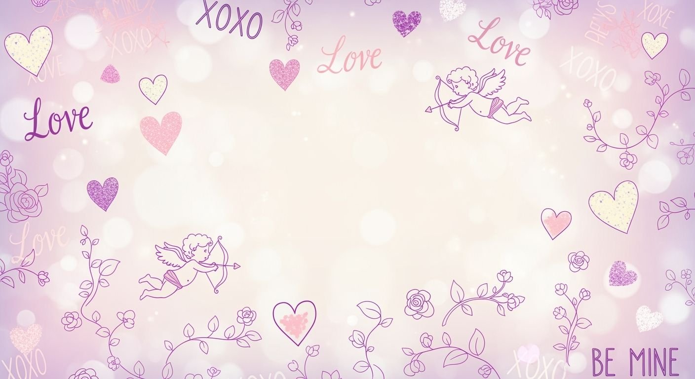 Cute valentines background image 2