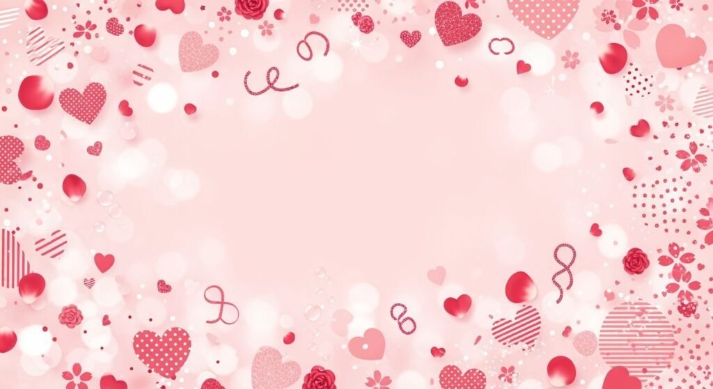 Cute valentines day background image 2