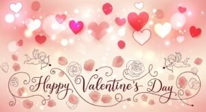 Cute valentines day background image