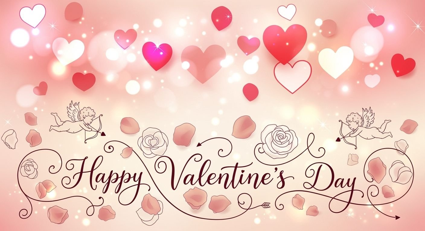 Cute valentines day background image