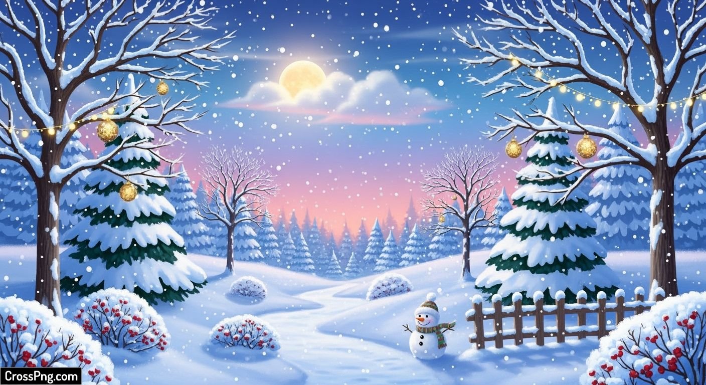 Cute winter background image