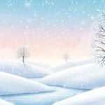 Cute winter background image