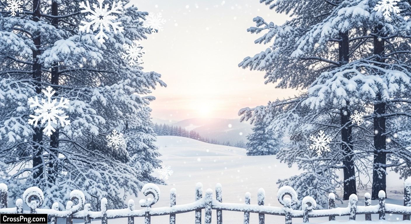 Cute winter background image 2