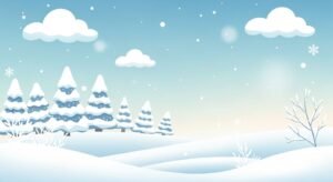 Cute winter background image 5