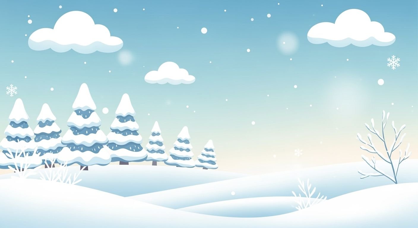 Cute winter background image 5