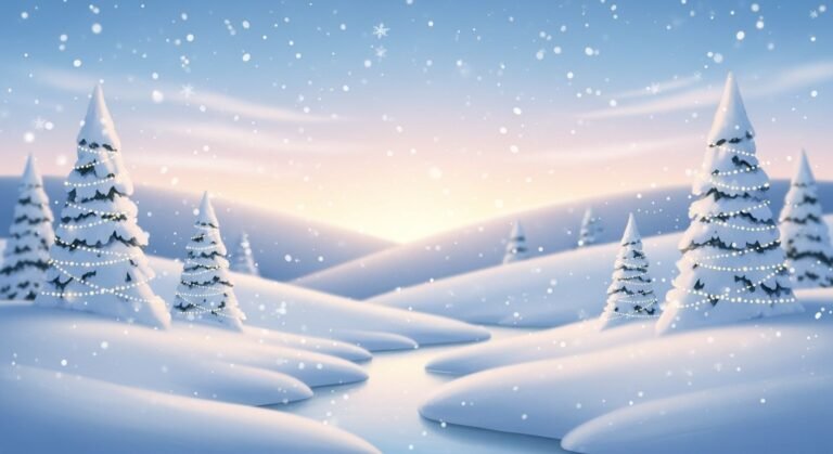 Cute winter background image 8