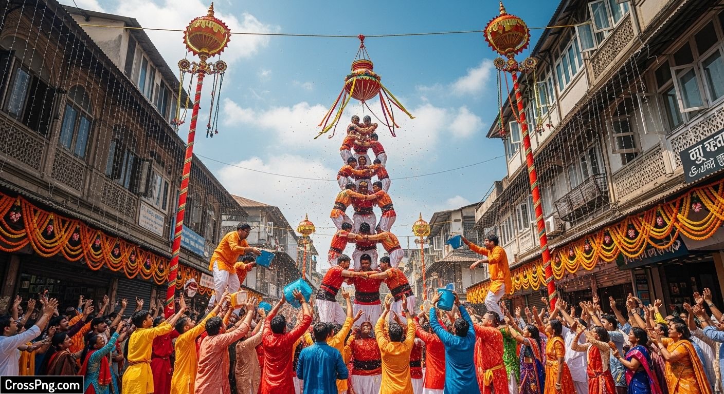Dahi handi background image
