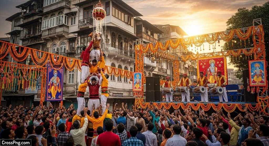 Dahihandi background image