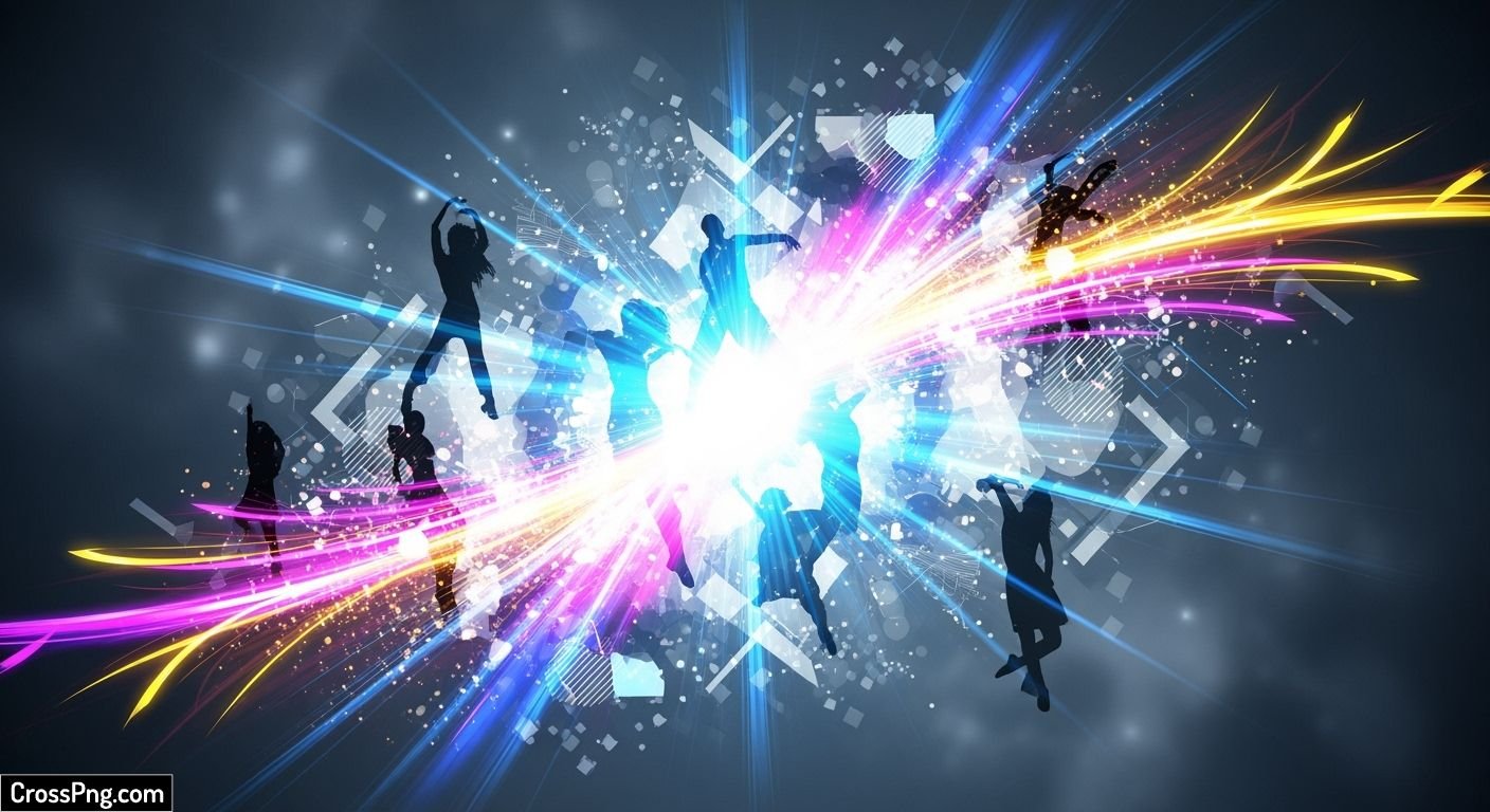 Dance background design image