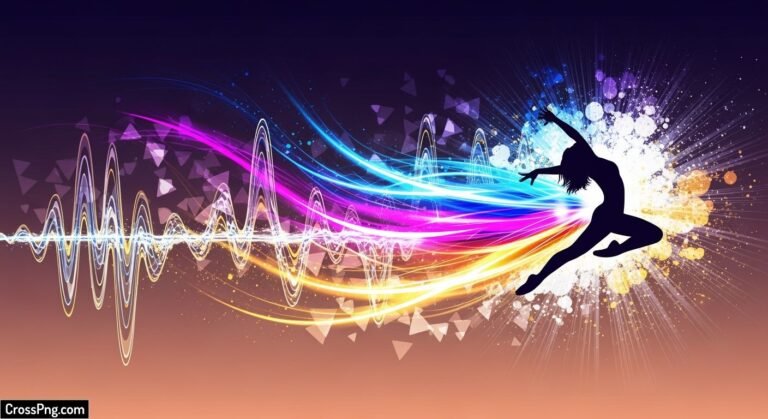 Dance class poster background image