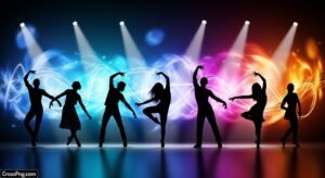 Dance class poster background image 2