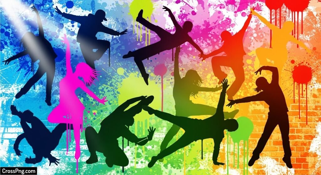 Dance class poster background image 3