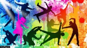 Dance class poster background image 3